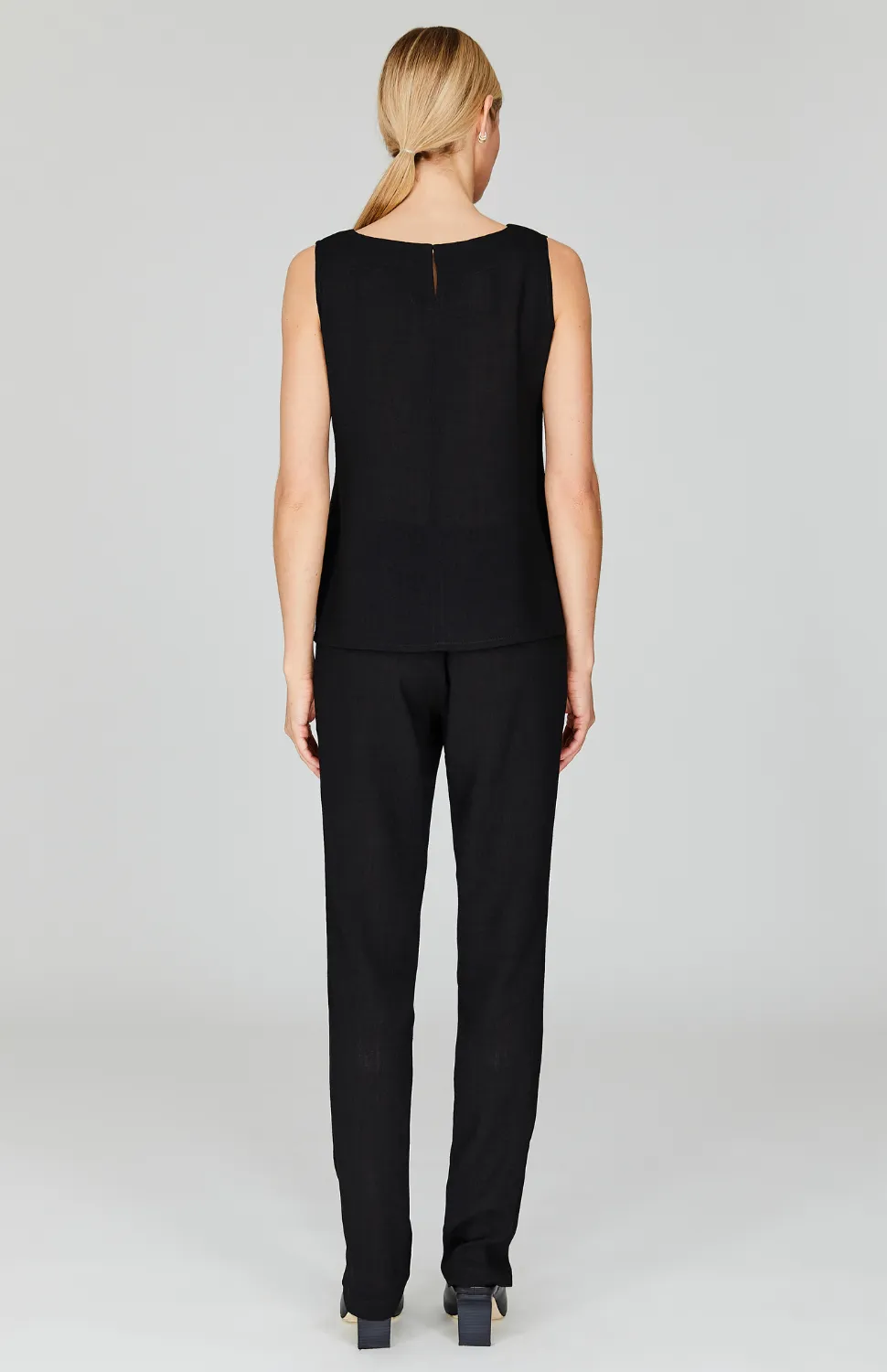 Microlinen Essential High Neck Tank